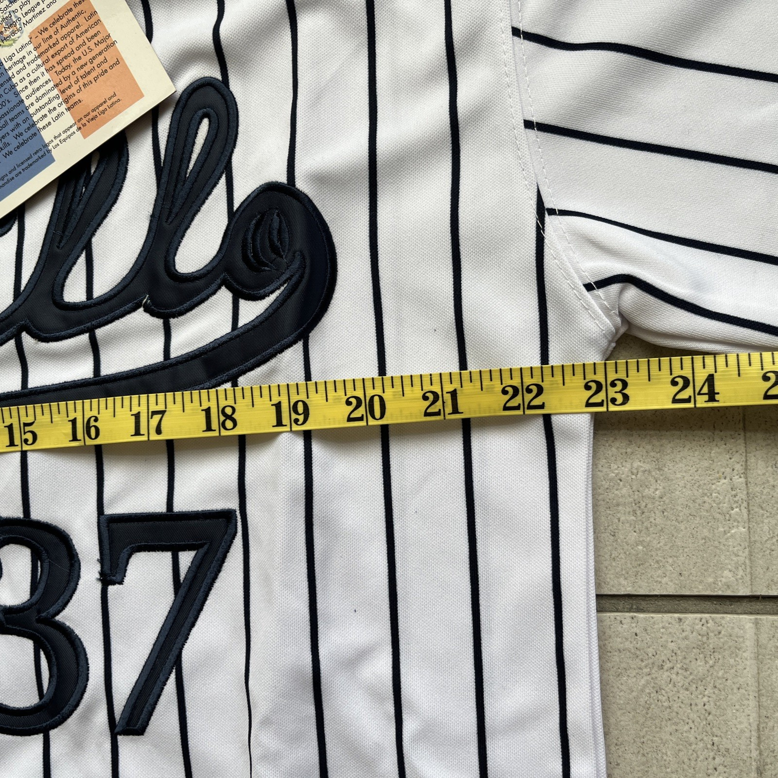LATIN LEAGUE CIUDAD TRUJILLO THROWBACK (1879-1940) BASEBALL JERSEY #37 Sz M