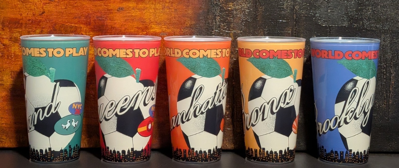 Limited Edition 2026 FIFA World Cup New York City Souvenir Cup – All 5 Boroughs