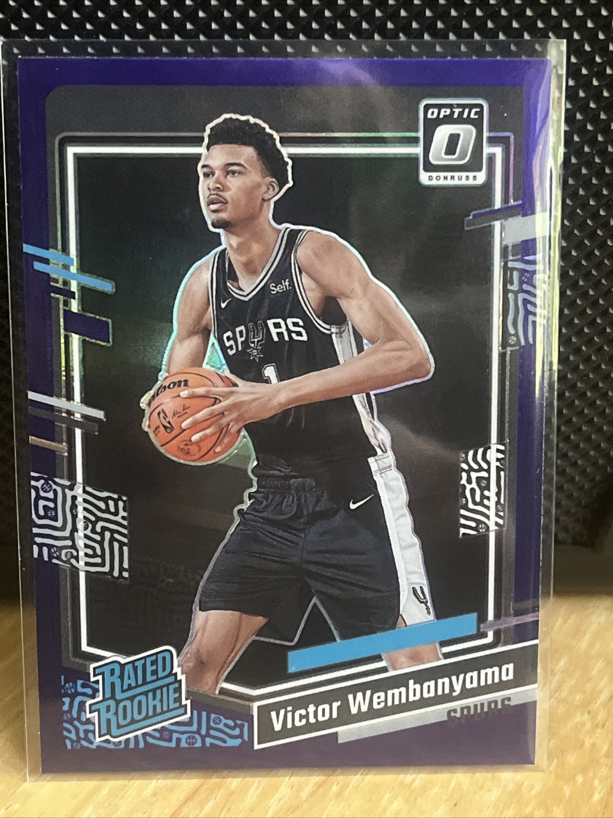 2023-24 Panini Donruss Optic Rated Rookie Victor Wembanyama Purple Prizm RC