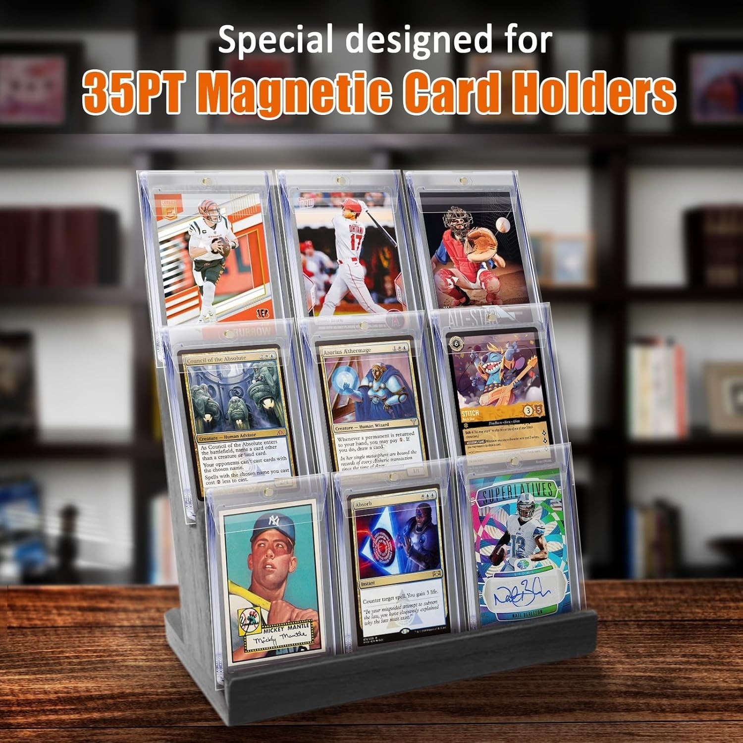 Team Bags, Cards Sleeves for 35PT Magnetic Card Holders Sleeves – 100 Pack