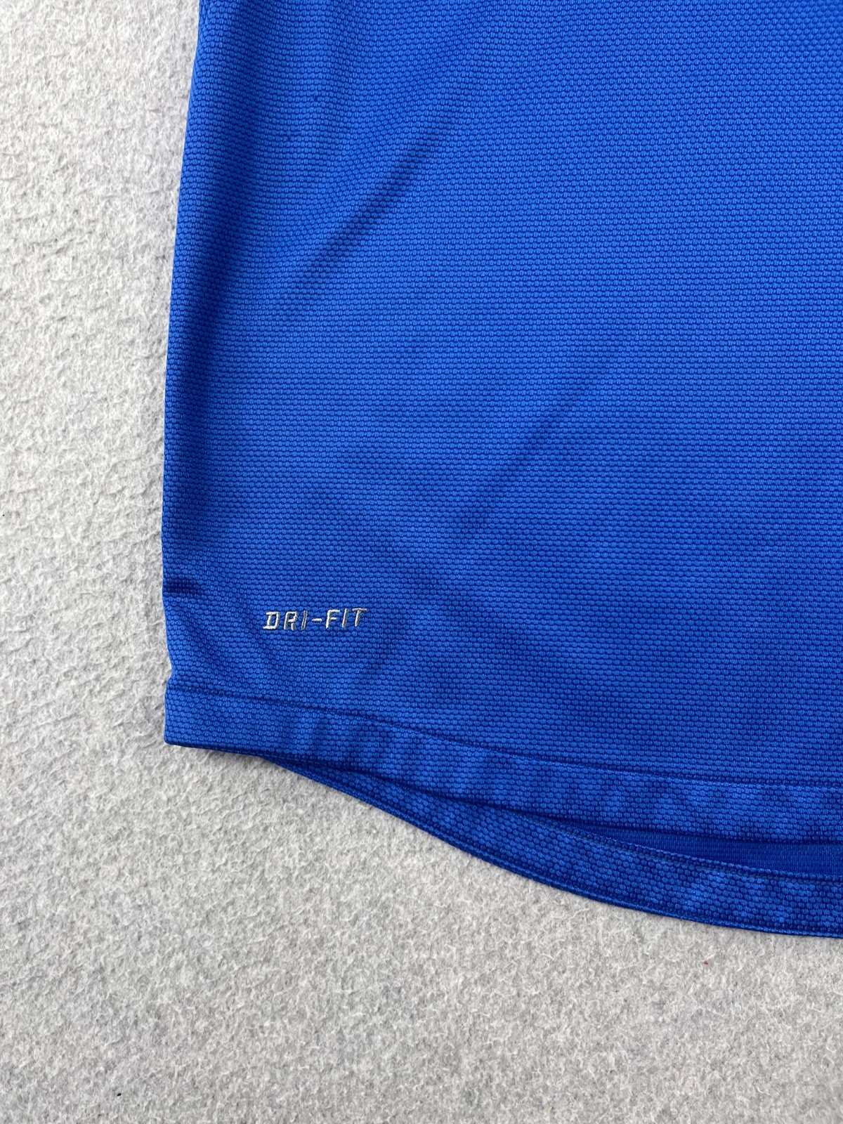 Brazil National Soccer Team Jersey Shirt Mens XL Blue 2010/11 CBF Nike Dri Fit