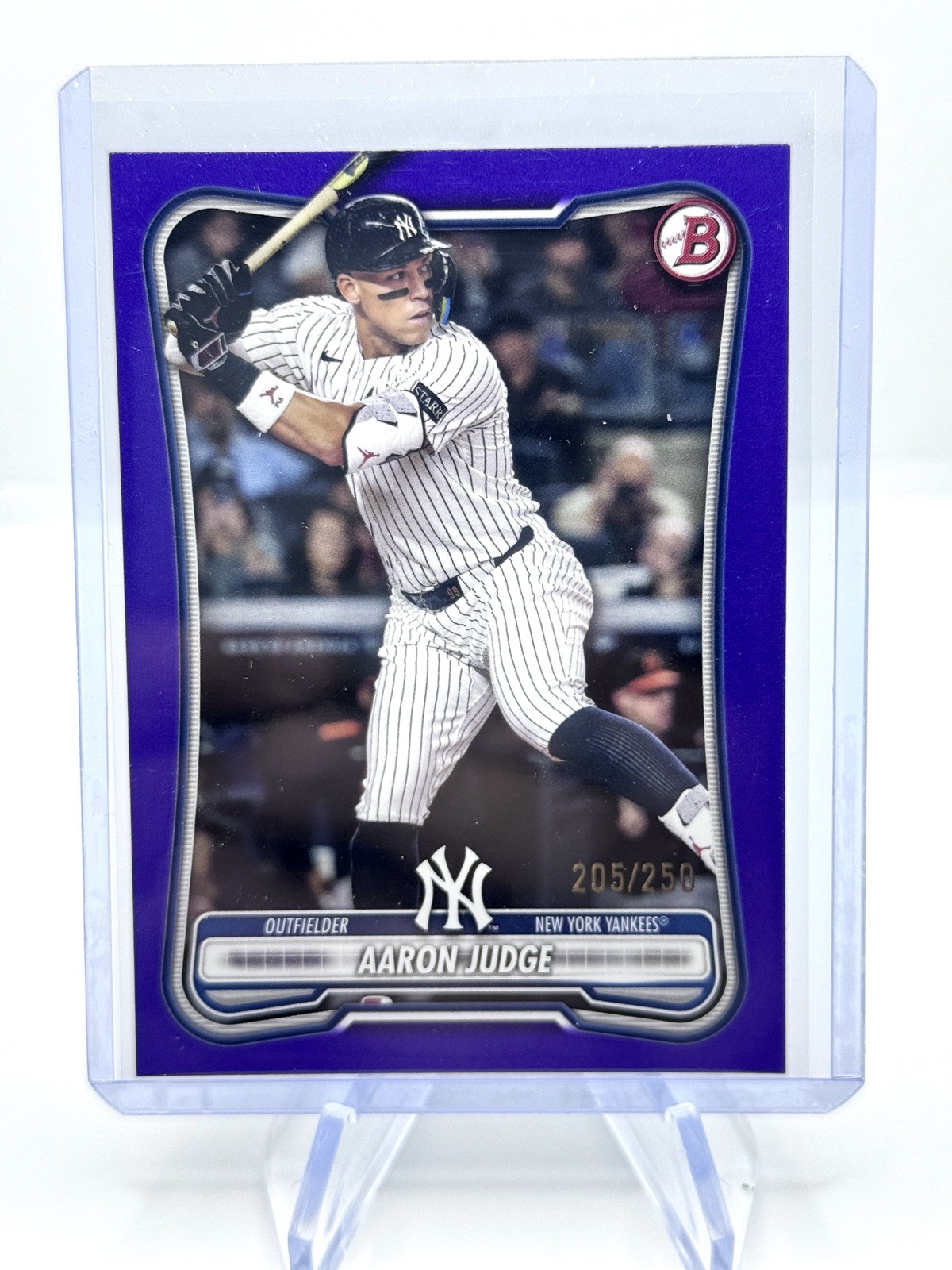 2026 Bowman Aaron Judge Purple /250 #1 Yankees