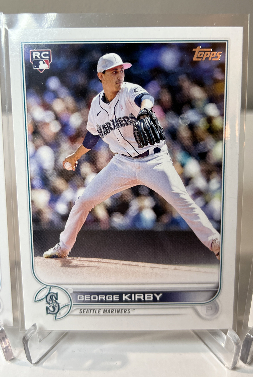 2022 Topps Update George Kirby RC #US207 Lot – SP, /499, Base RC, Rookie Debut