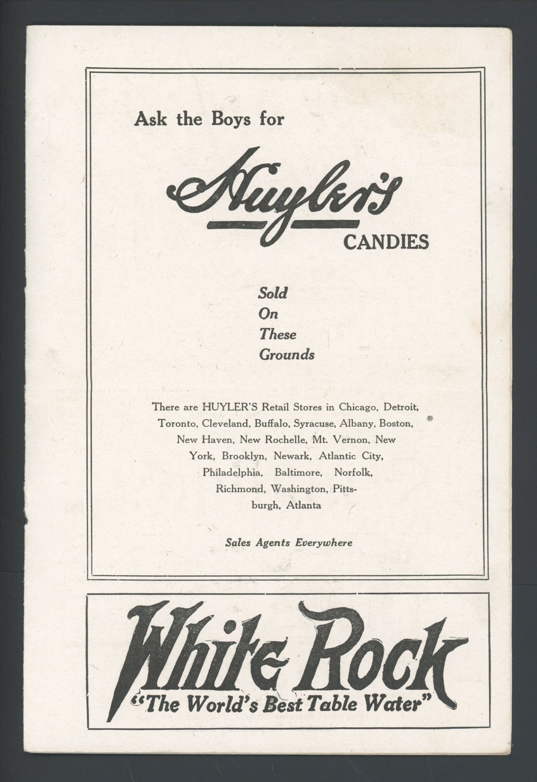 1920 New York Yankees Vs. White Sox Scorecard Babe Ruth Shoeless Joe Jackson