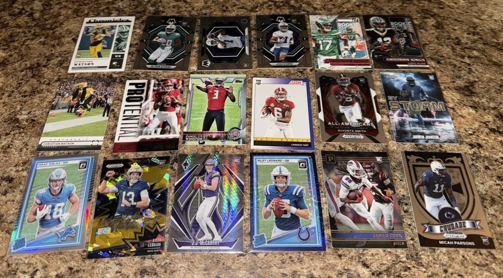 HUGE ALL Football Rookie Card Lot! 300ct Box Full!!