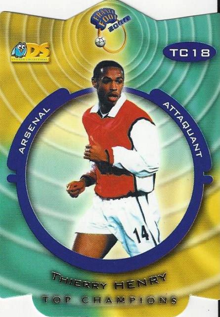 1999-2000 DS France Foot 2000 ‘Top Champions’ Die-Cut Card Different Variations