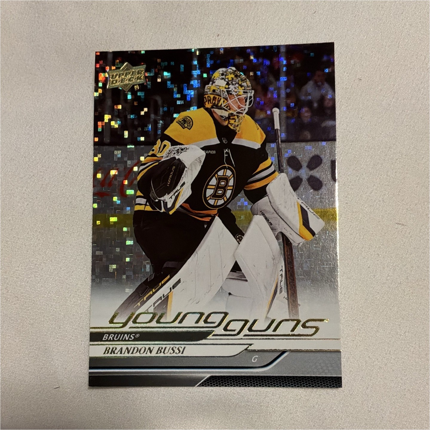 UD Young Guns Rc 2024-25 Series 2 Brandon Bussi rainbow speckle achievement