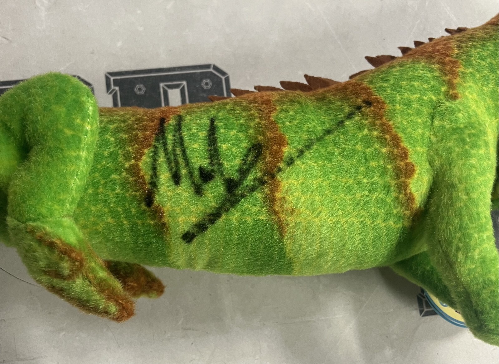 Mr. Iguana Signed 38″ Plush Yezka Stuffed Lizard WWE NXT Lucha Libre AAA Auto’d