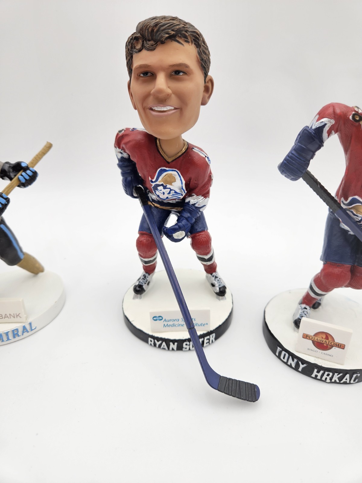 New! Lot Of 5 Vintage Milwaukee Admirals Bobbleheads With Tickets Original Boxes