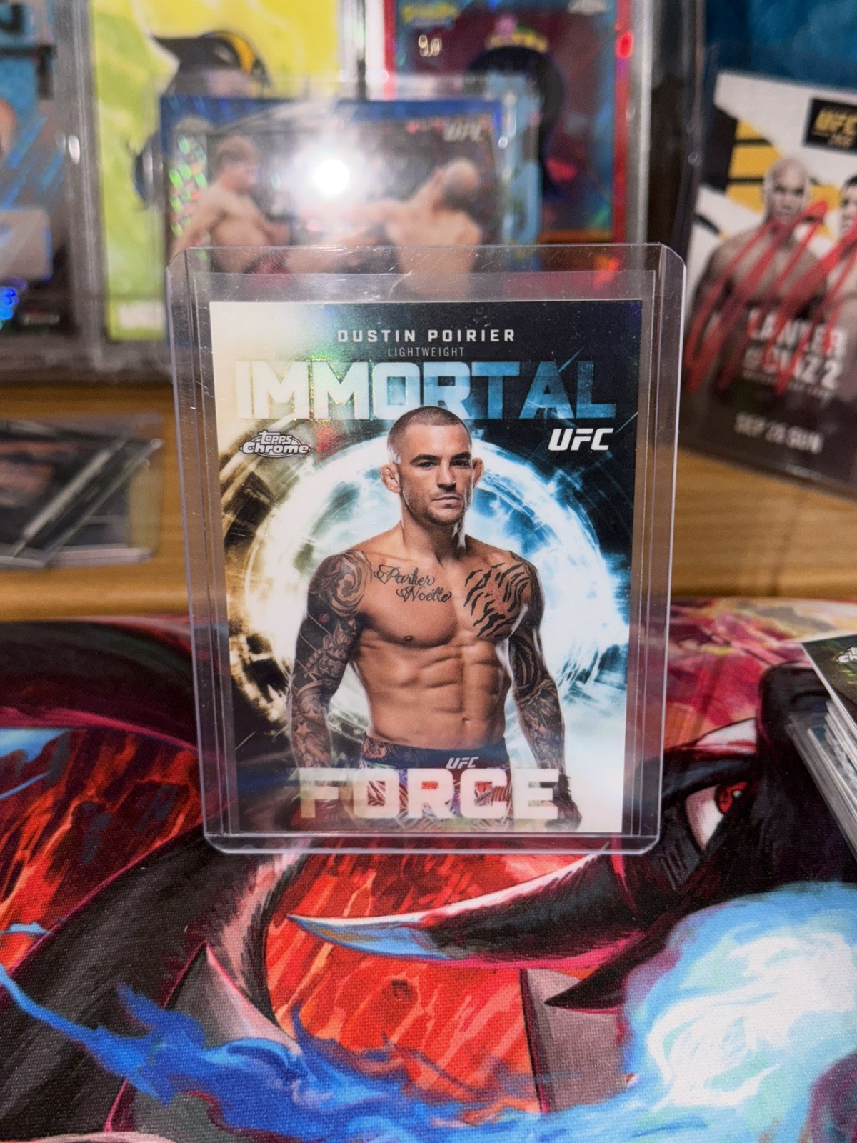 2026 Topps Chrome UFC Dustin Poirier Immortal Force #IF-12 SP Case Hit