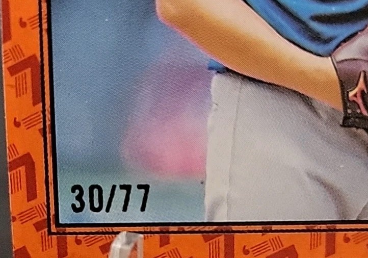 Topps 2026 Heritage Shota Imanaga Orange 77 Border 30/ 77 #202 Chicago Cubs