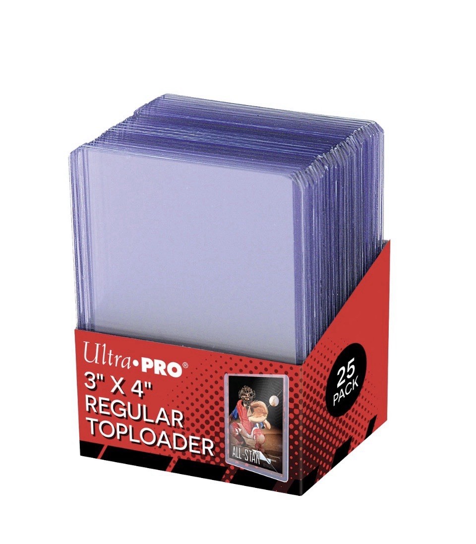 50 Ultra Pro 3×4 Regular Toploaders Top Loader #81222 Rigid Clear New Free Ship