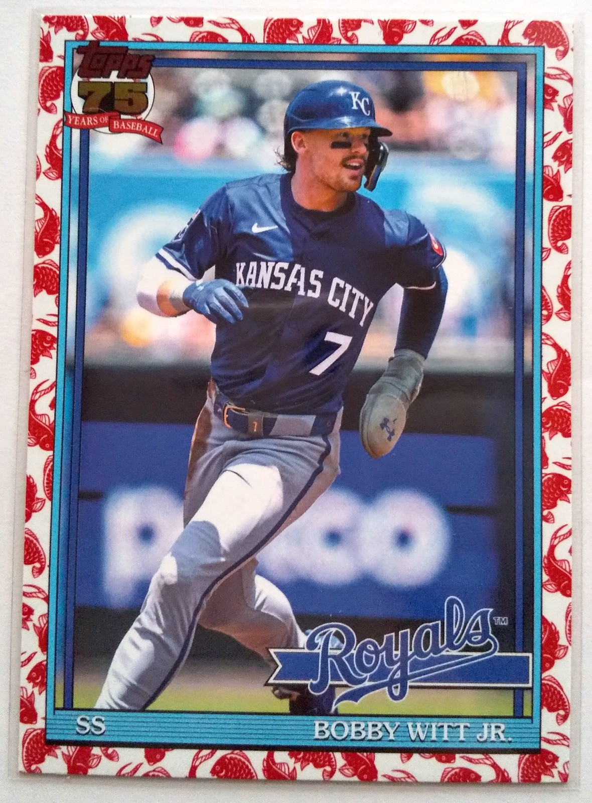 Bobby Witt Jr. 2026 Topps Japan Edition Koi Fish Insert #T91-3 Royals