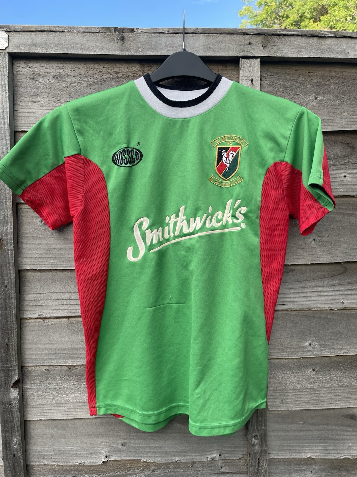 Glentoran 2001–02 Shirt Vintage Authentic Original Made In UK Rare Collectable