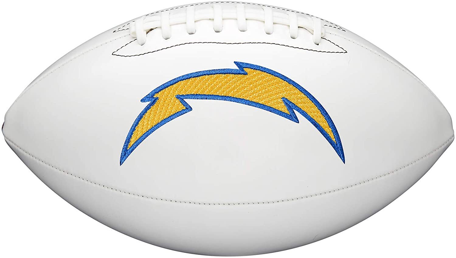Los Angeles Chargers Full Size Autograph Signature Series White Panel Football