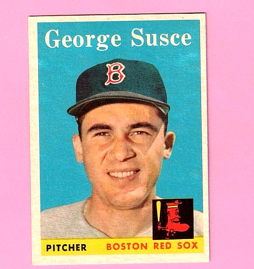 George Susce 1958 Topps #189 Red Sox ExMt E17