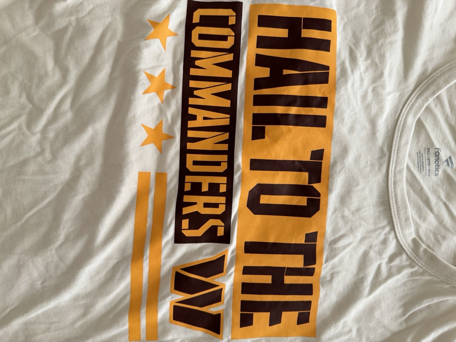 Washington Commanders HTTC Hail To The Commanders T-Shirt Size 3XL BRAND NEW