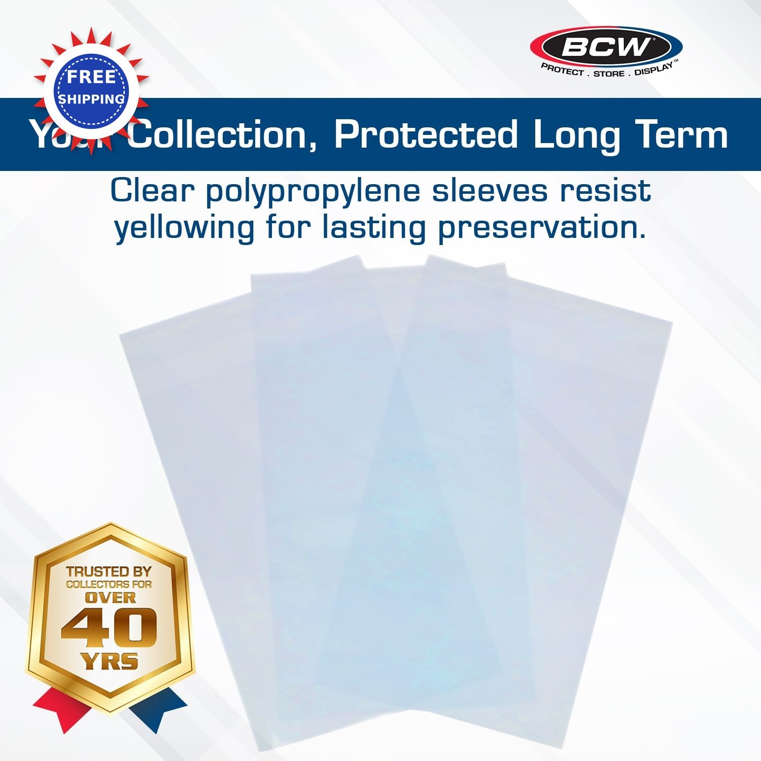 Resealable Graded Card Sleeves 100 Pack Universal Fit PSA Beckett SGC Acid Flap