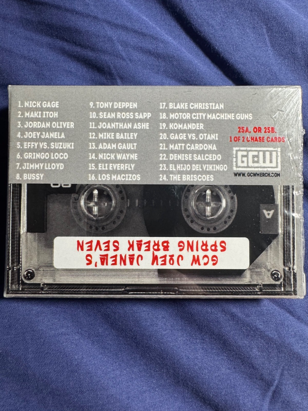 Game Changer Wrestling Joey Janela’s Spring Break 7 Card Set GCW SEALED CARDONA
