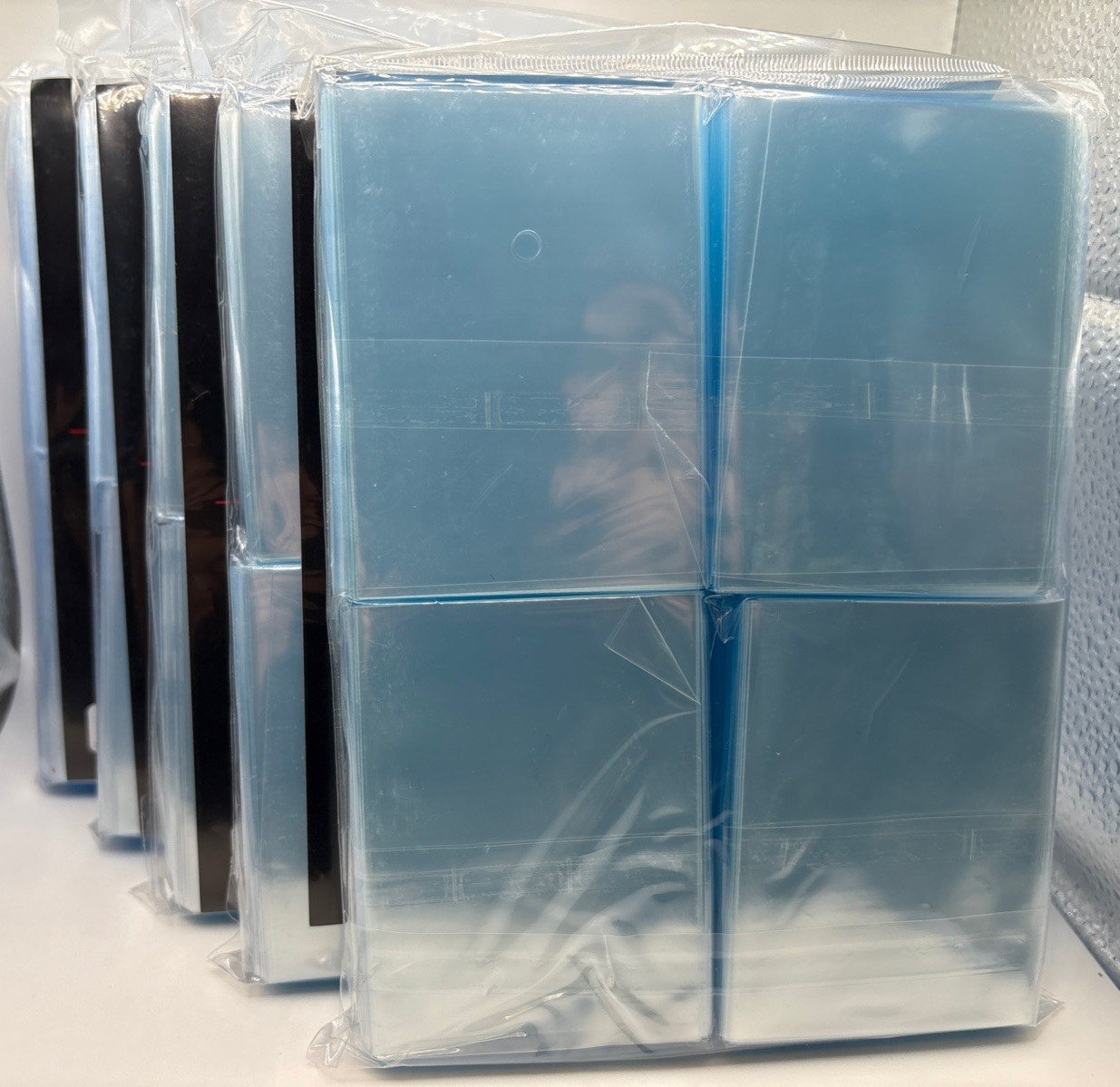 BCW Penny Card Soft Sleeves 5 packs of 1000 for Standard Cards, 5000 Total