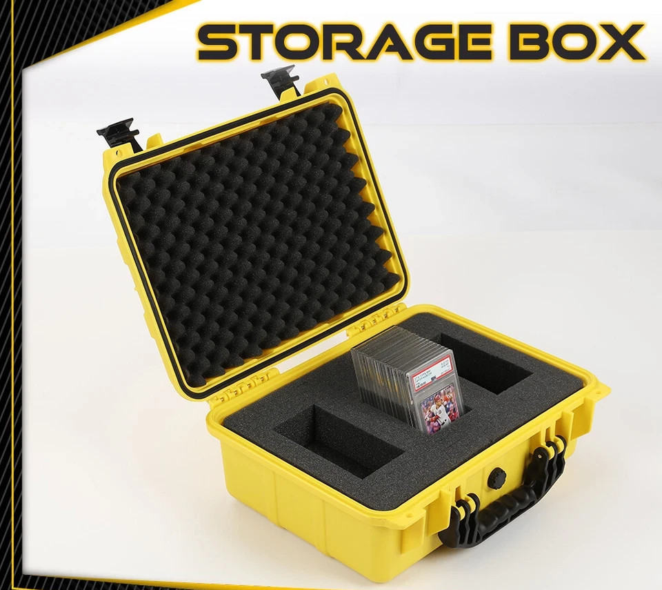 50CT 150CT Weatherproof Graded Card Storage Box Case Slab Holder & Protector New
