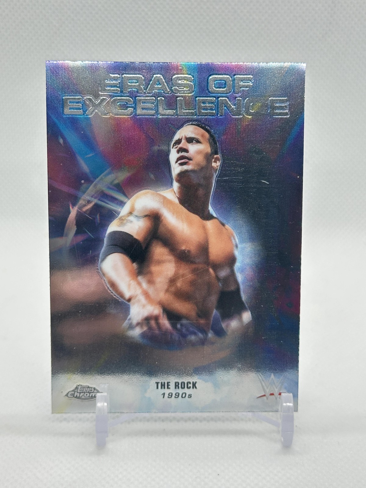 2026 Topps Chrome WWE #ERA-12 The Rock Eras of Excellence