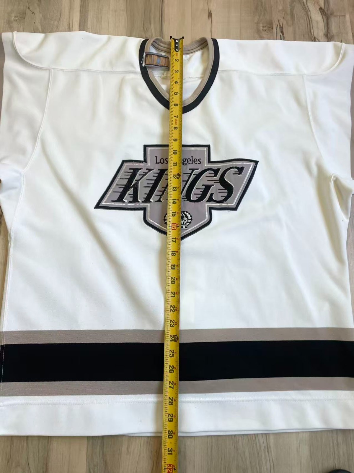 Vtg 90s LA Kings CCM Center Ice Authentic Hockey Jersey 48 Maska Ultrafil Blank