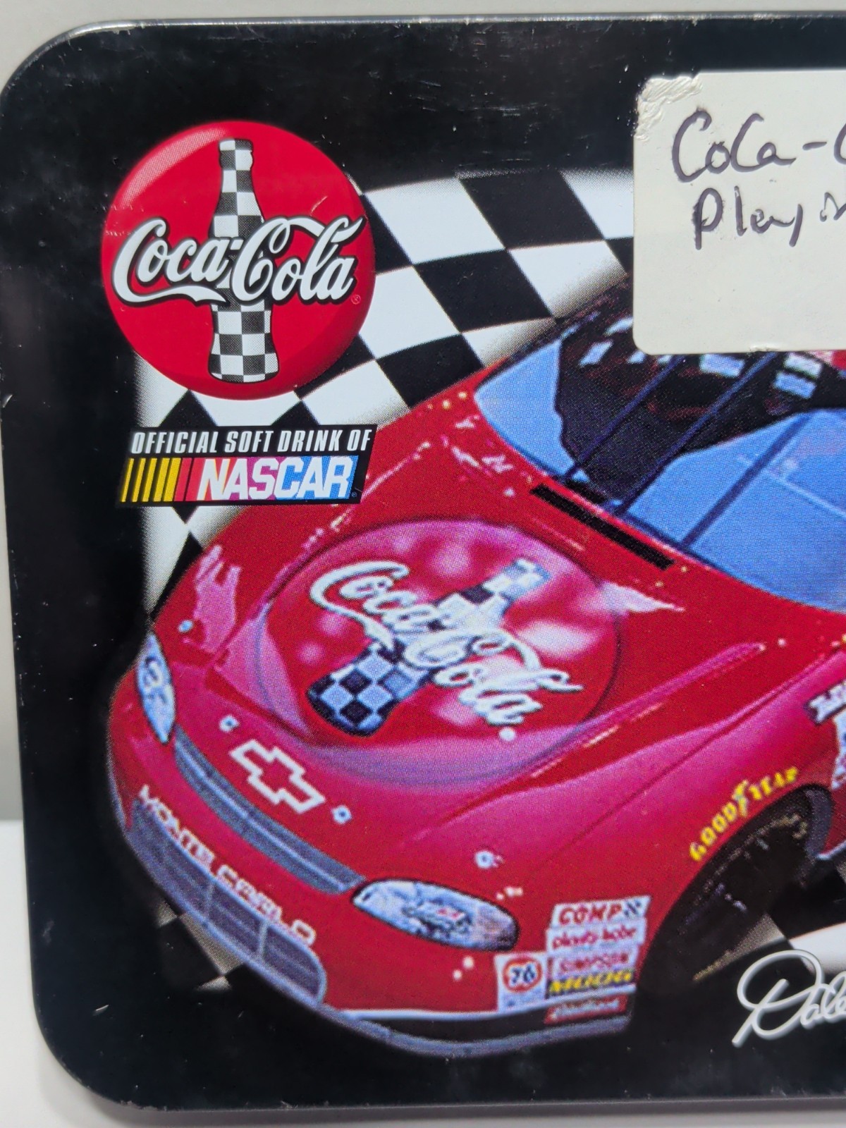 Coca-Cola NASCAR Dale Earnhardt Playing Cards Tin Set Modern (1970-Now)