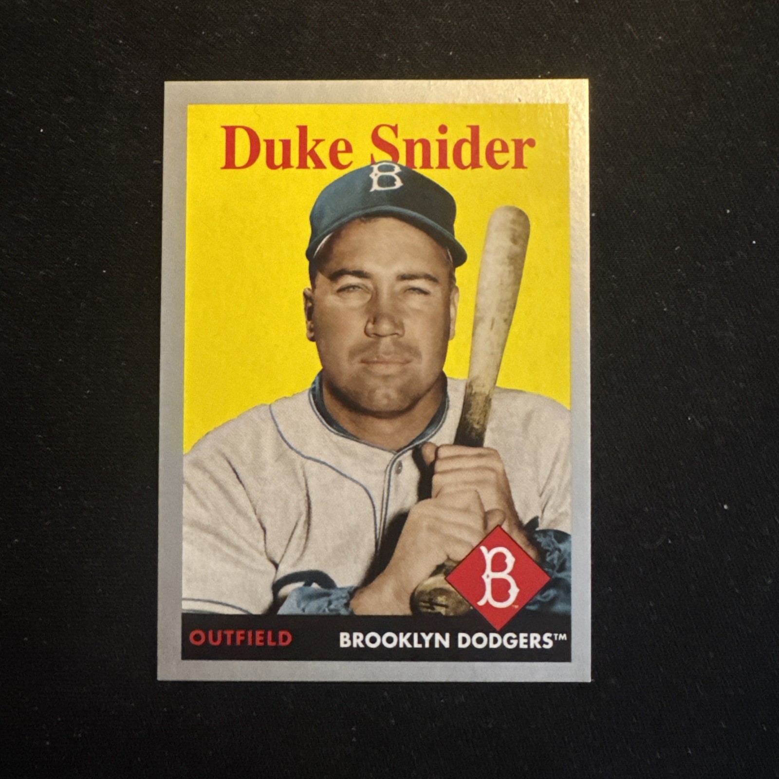 2019 Topps Archives – 1958 Design Duke Snider #20 Silver /99