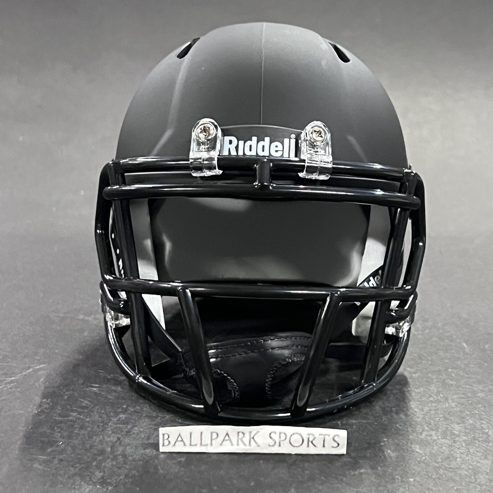 North Texas Mean Green Speed Mini Helmet Riddell NCAA Matte Black New!