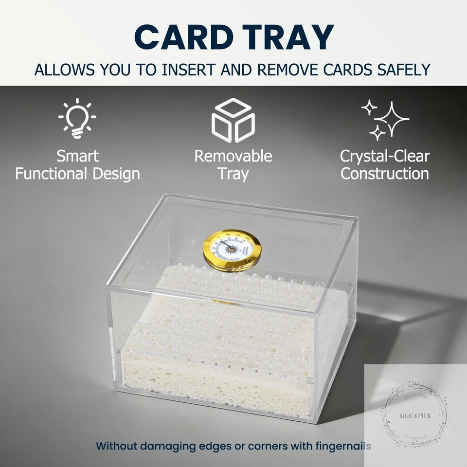 TCG Card Humidor Repair Kit- Trading Card Restoration Tool with Humidity Control
