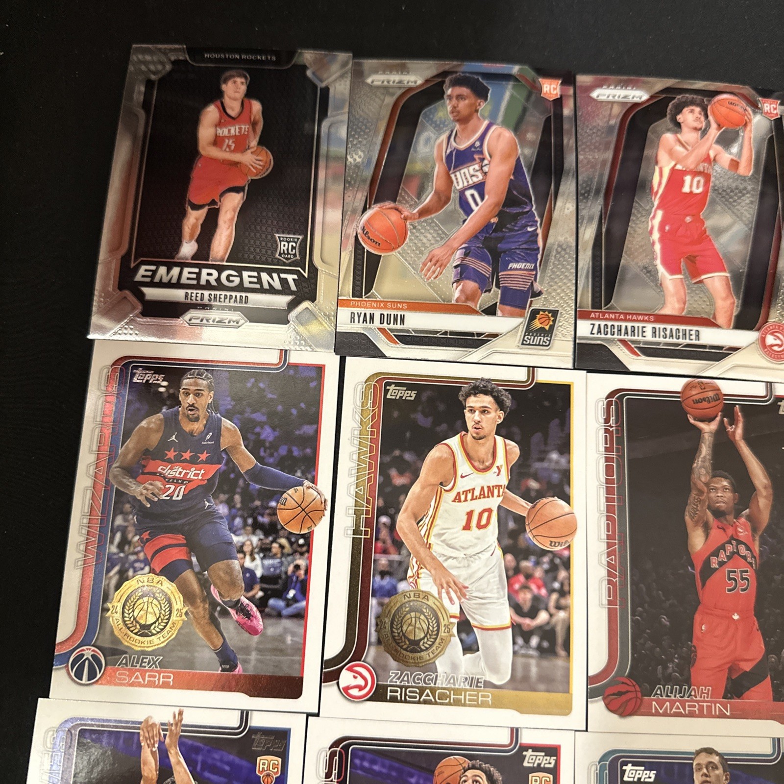 NBA Rookie Lot of 127 Cards – Bronny, Castle, McCain, More – w/ Hinge Card Boxes