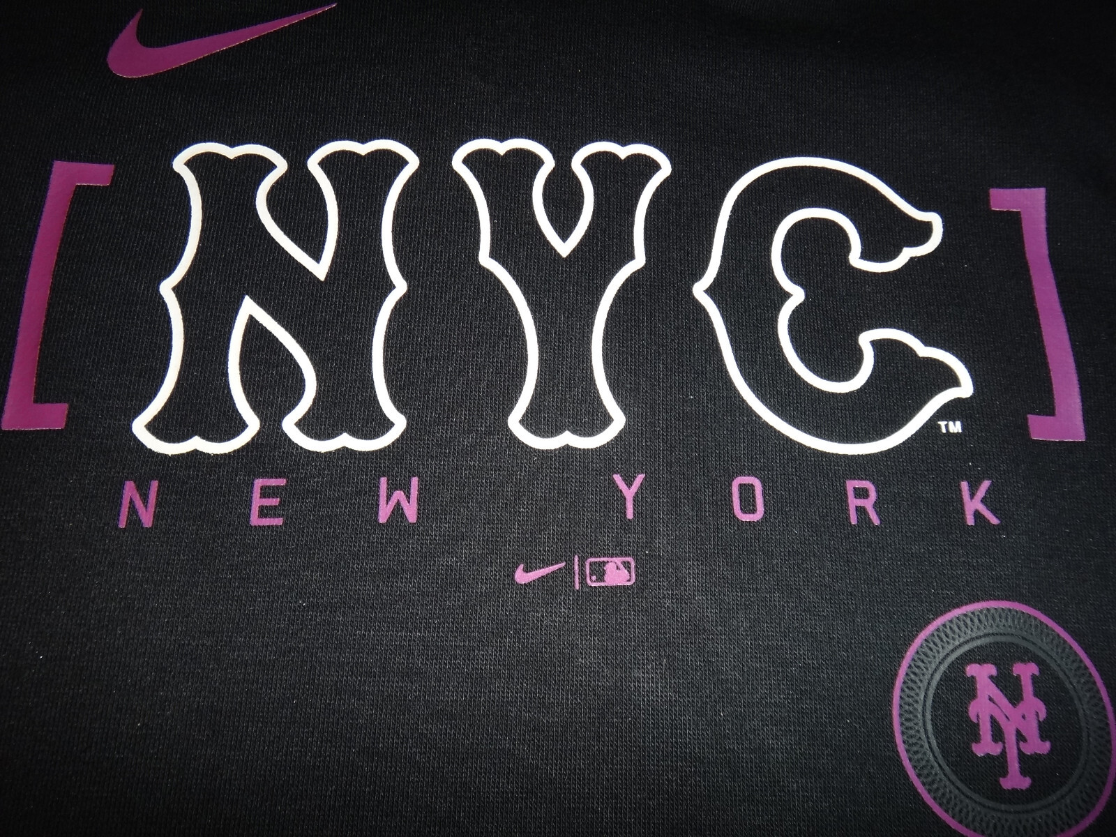 Youth New York Mets Nike City Connect Club Fleece Pullover Hoodie $65 NWT