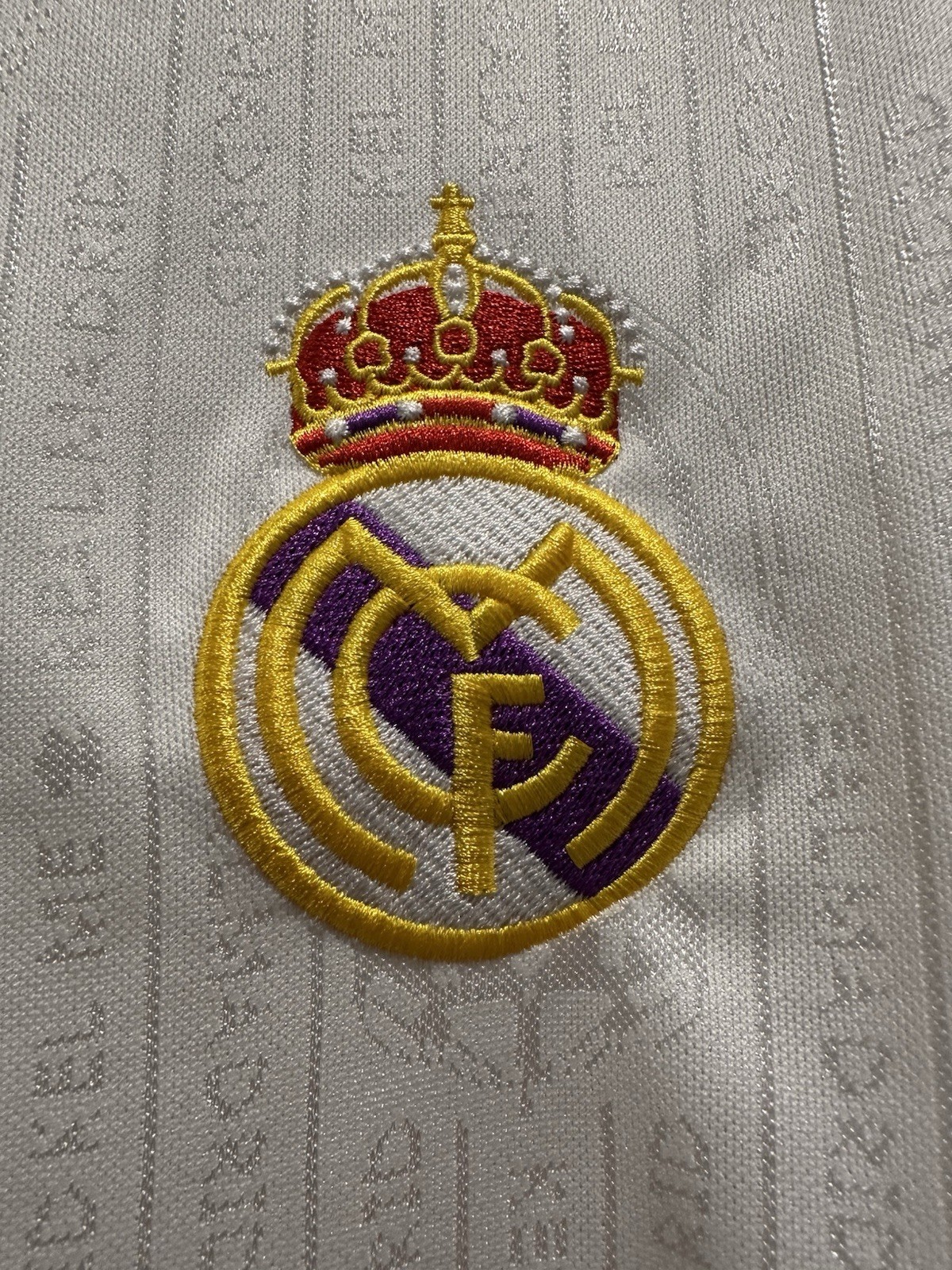 Real Madrid CF 1996/1997 Home Kelme Football Jersey XL Hugo Sanchez #9