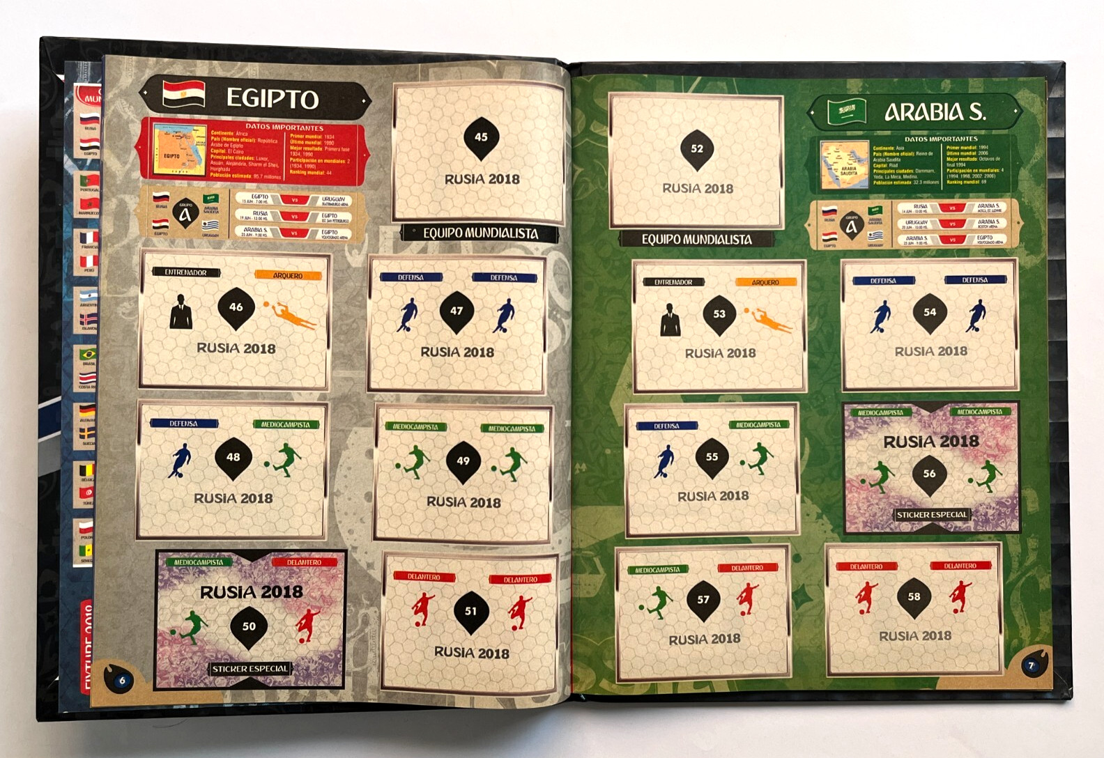 2018 WORLD CUP RUSSIA Album Hardcover Black Edition + Full Set 380/380 MESSI CR7