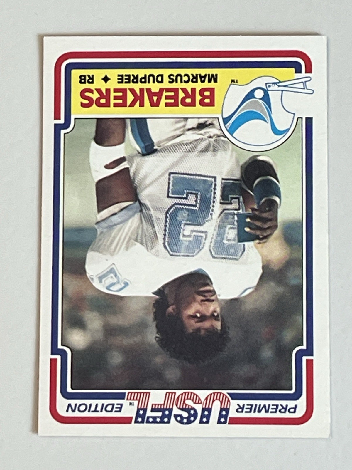 1984 Topps USFL #76 Marcus Dupree XRC New Orleans Breakers