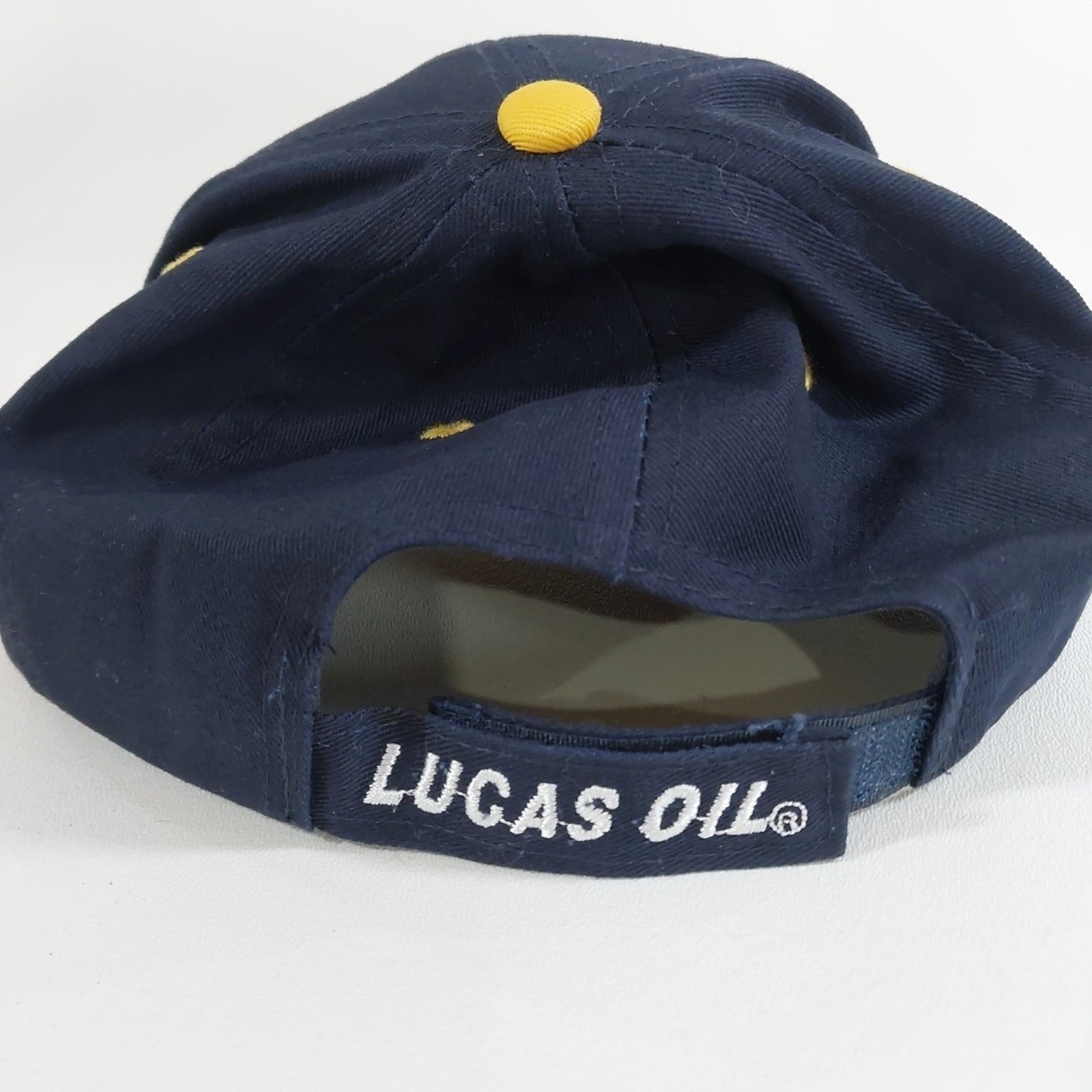 Indiana Pacers Baseball Hat Blue Maingate Lucas Oil Adjustable