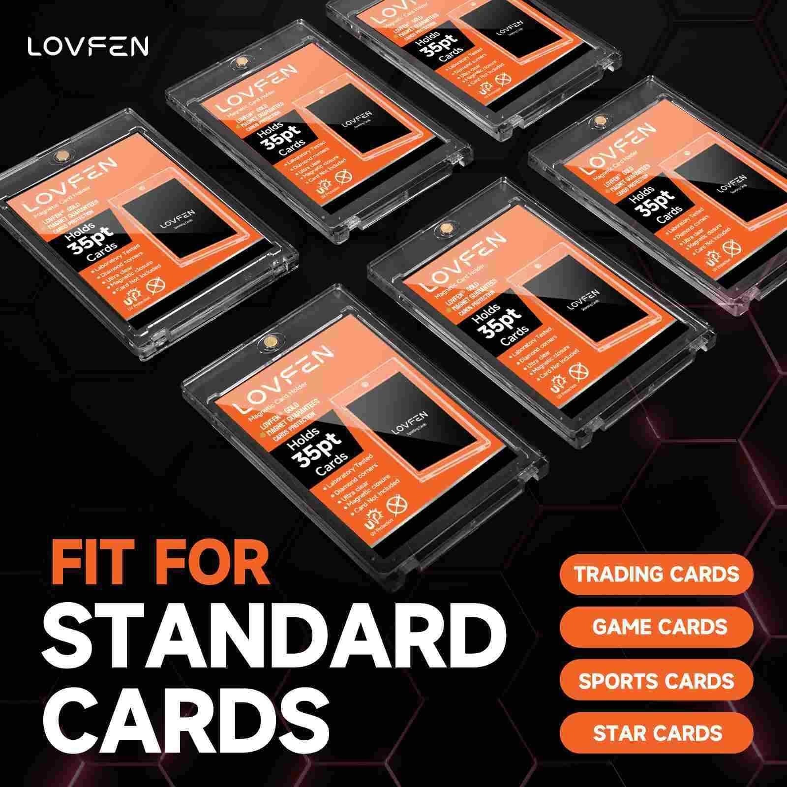25/50/100/200/400 Pack Ultra-Thin Magnetic One Touch Card Holder For 35PT Cards
