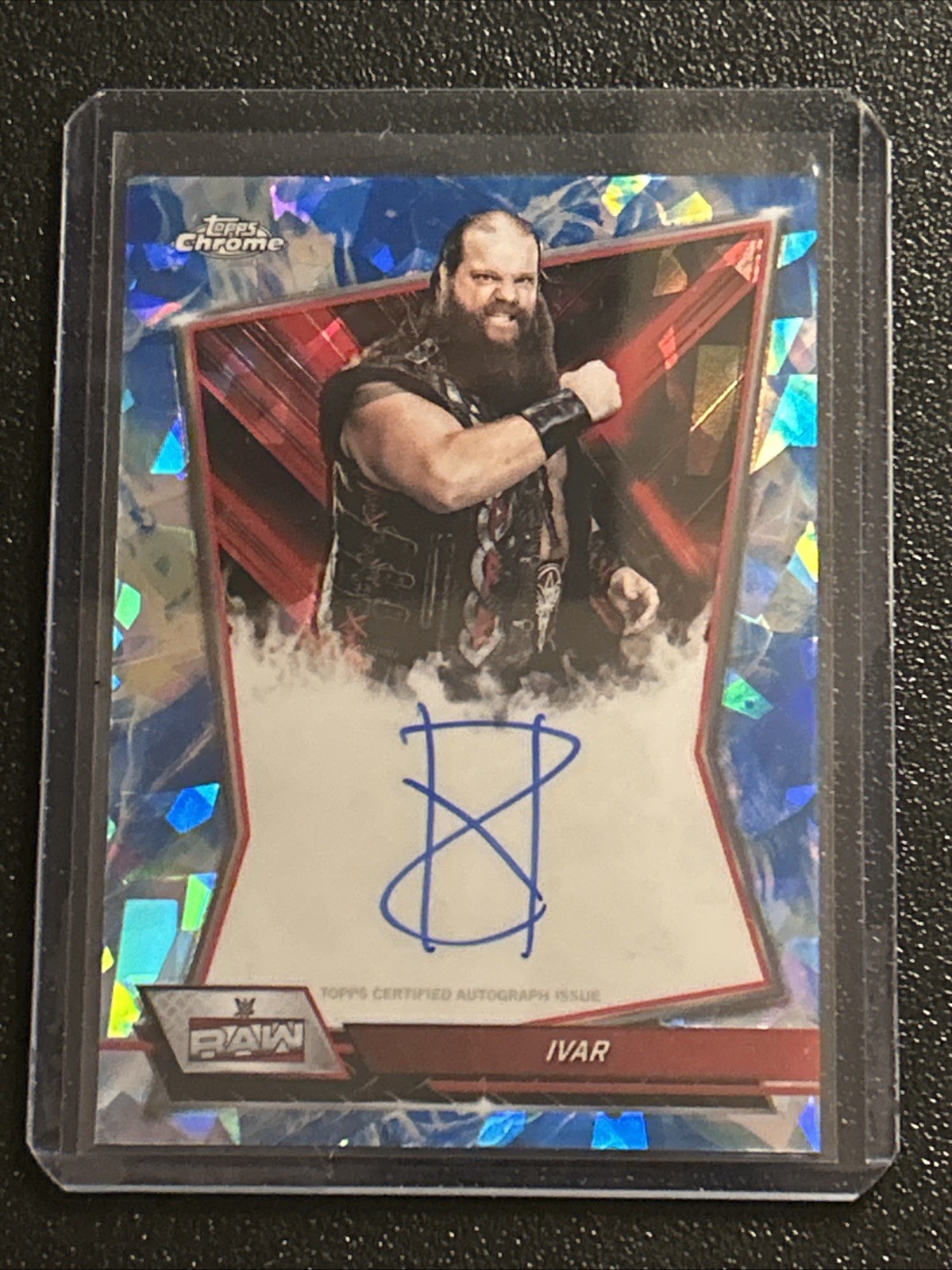 2026 Topps Chrome WWE Sapphire Ivar Autograph Auto Card