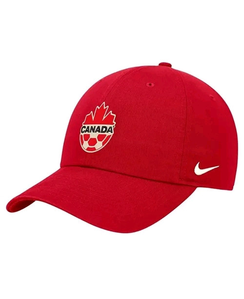 Nike Heritage86 Canada Soccer Adjustable Hat Cap Unisex Red NWT