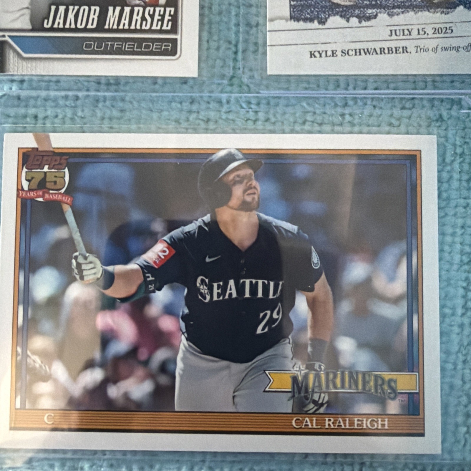 (Lot 17) Random Topps Baseball Color Inserts various years w Roki Sasaki Jersey