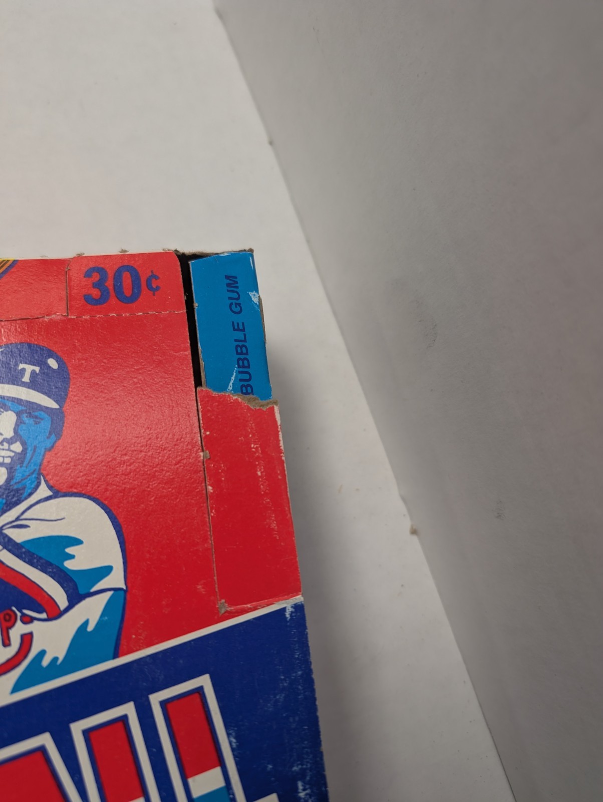 1978 Topps Baseball Cello Empty Display Box Hinge Missing Nice!