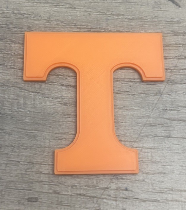 Tennessee Vols Full Size Raised 3-D Batting Helmet Logo. 2” Tall. See Details!