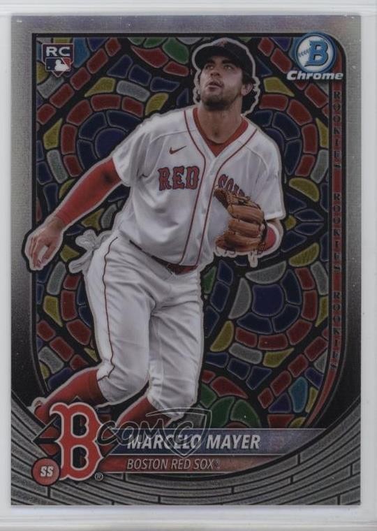 2025 Bowman Chrome Etched in Glass Variation Marcelo Mayer #39 Rookie RC 6m7