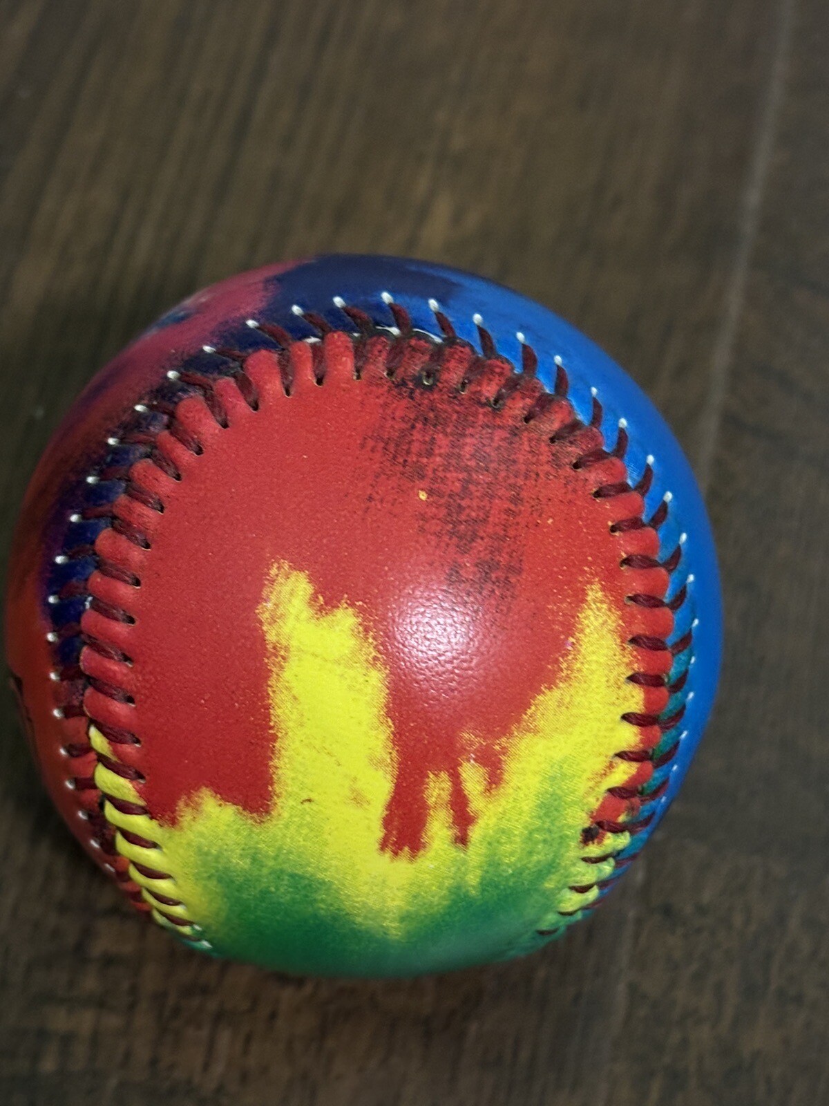 St Paul Saints Tie Dyed Baseball Sga Promo Ball Minor League