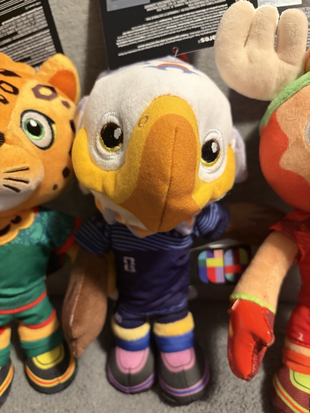 FIFA World Cup 2026 Mascot 8” Plush Complete Set Zayú Maple Clutch Jazwares NWT