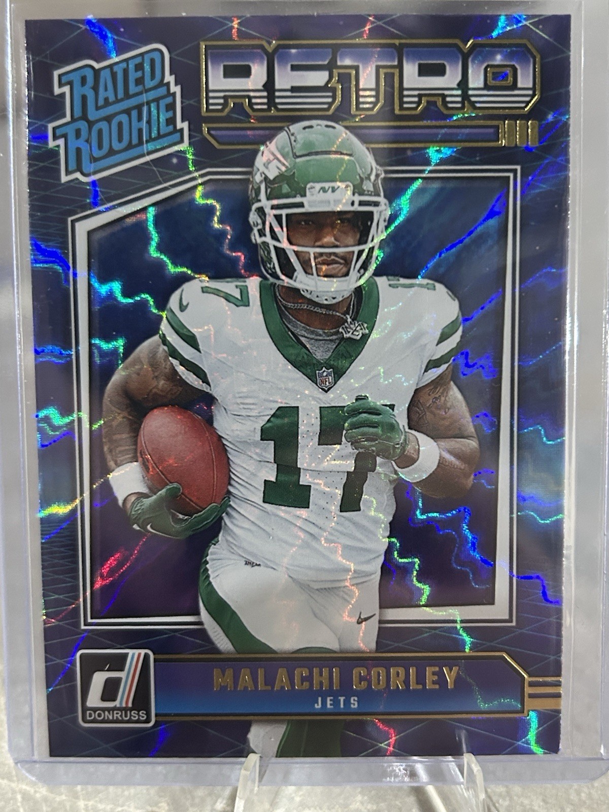 2024 Panini Donruss – Rated Rookie Retro Malachi Corley #8 (RC)