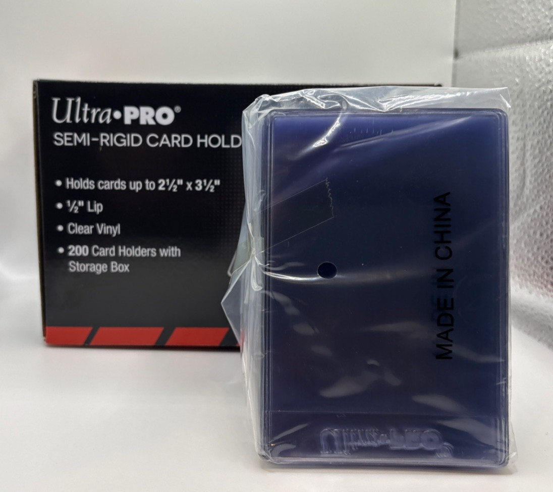 Ultra Pro Standard Card Submission Semi-Rigid Card Holders Lot of 100 Holders