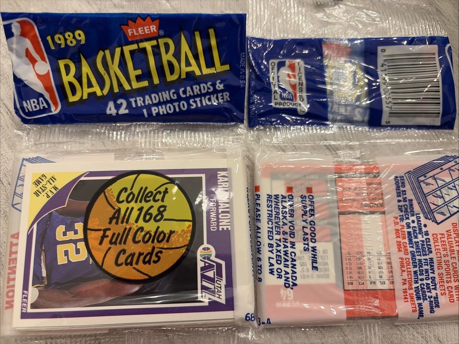 1989 Fleer Basketball Rack Packs Brand New Factory Sealed! Hunt for Jordan!