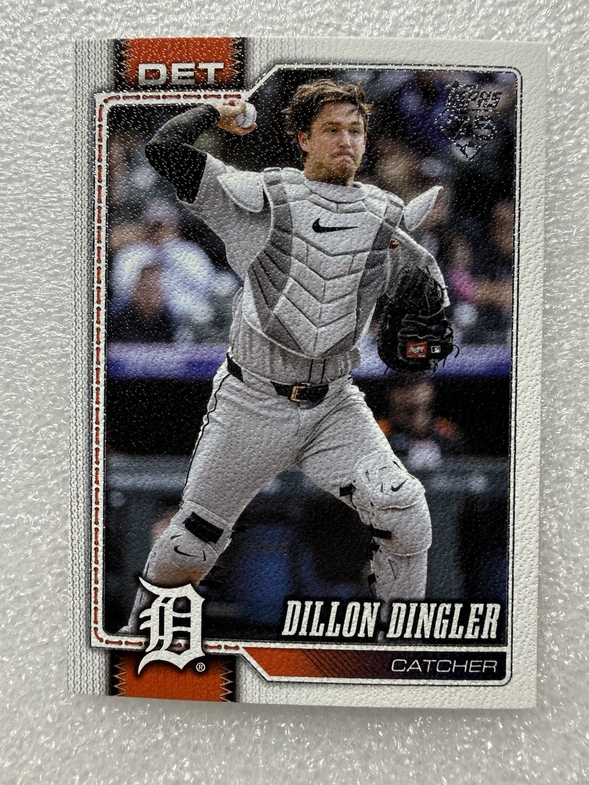 2026 Topps Series 2 Dillon Dingler Canvas SP #351 13/50 Tigers Number Match